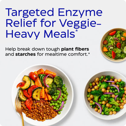 Enzymedica VeggieGest - Digestive Enzyme Supplement for Women & Men, Enzymes for Digestion & Gut Health Support, Support for Vegetarian/Vegan Diets, Helps Gas & Bloating, Gluten Free - 90 Caps Gsupps Australia