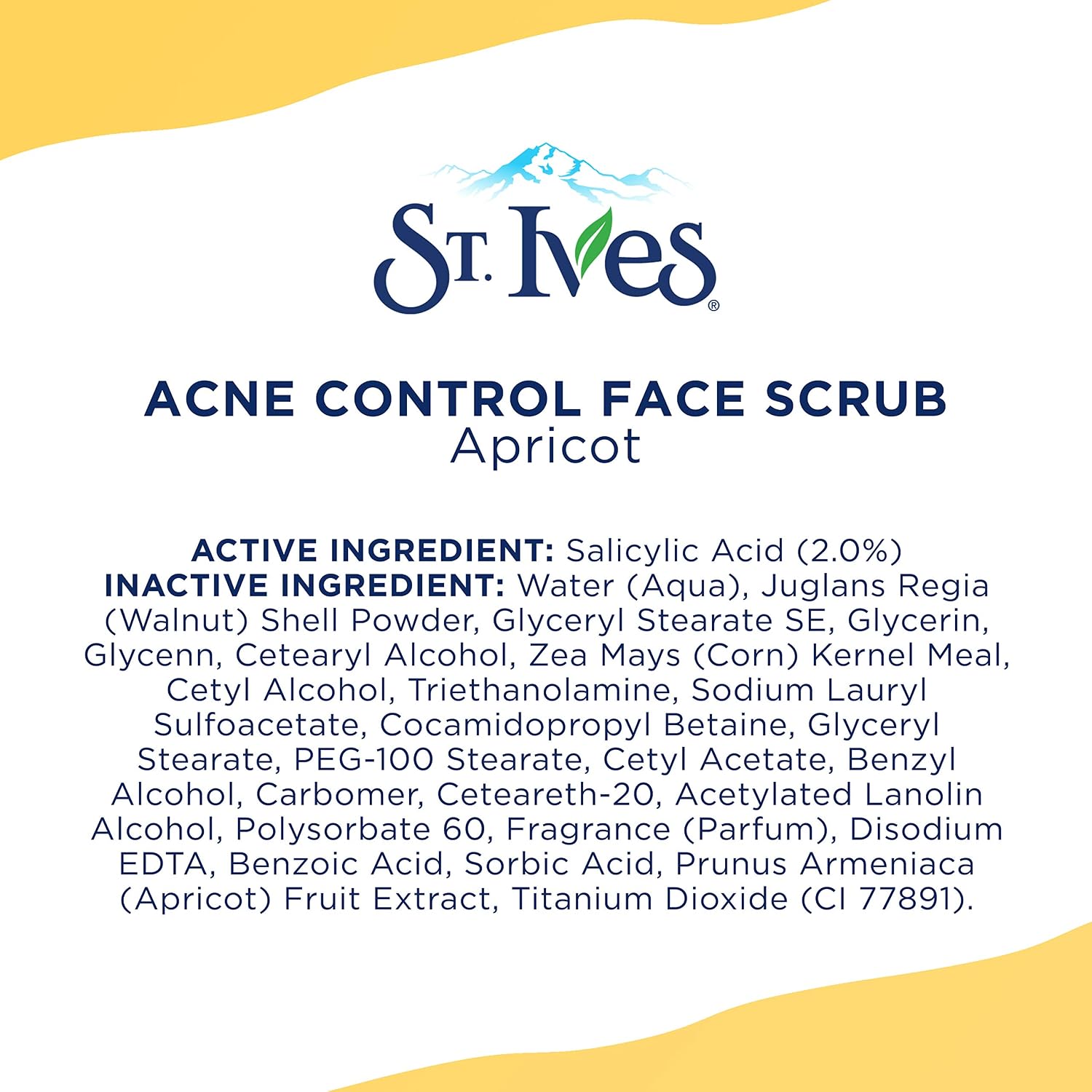 St. Ives Acne Control Face Scrub Deeply Exfoliates and Prevents Acne for Smooth, Glowing Skin Apricot Made with Oil-Free Salicylic Acid Acne Medication, Made with 100% Natural Exfoliants 6 oz Gsupps Australia