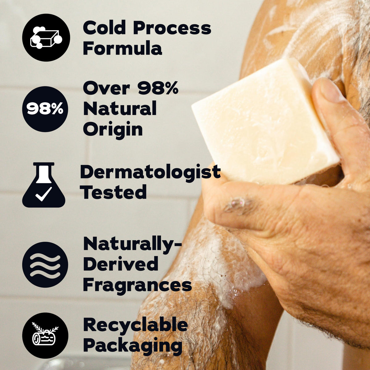 Dr. Squatch Natural Men’s Bar Soap - Cold Process Body Soap Bar with Natural Oils - Gifts for Men - Summer Citrus, Coconut Castaway, Fresh Falls, Coastal Mist & More (5 oz, 5-Pack, Scents May Vary) Dr. Squatch