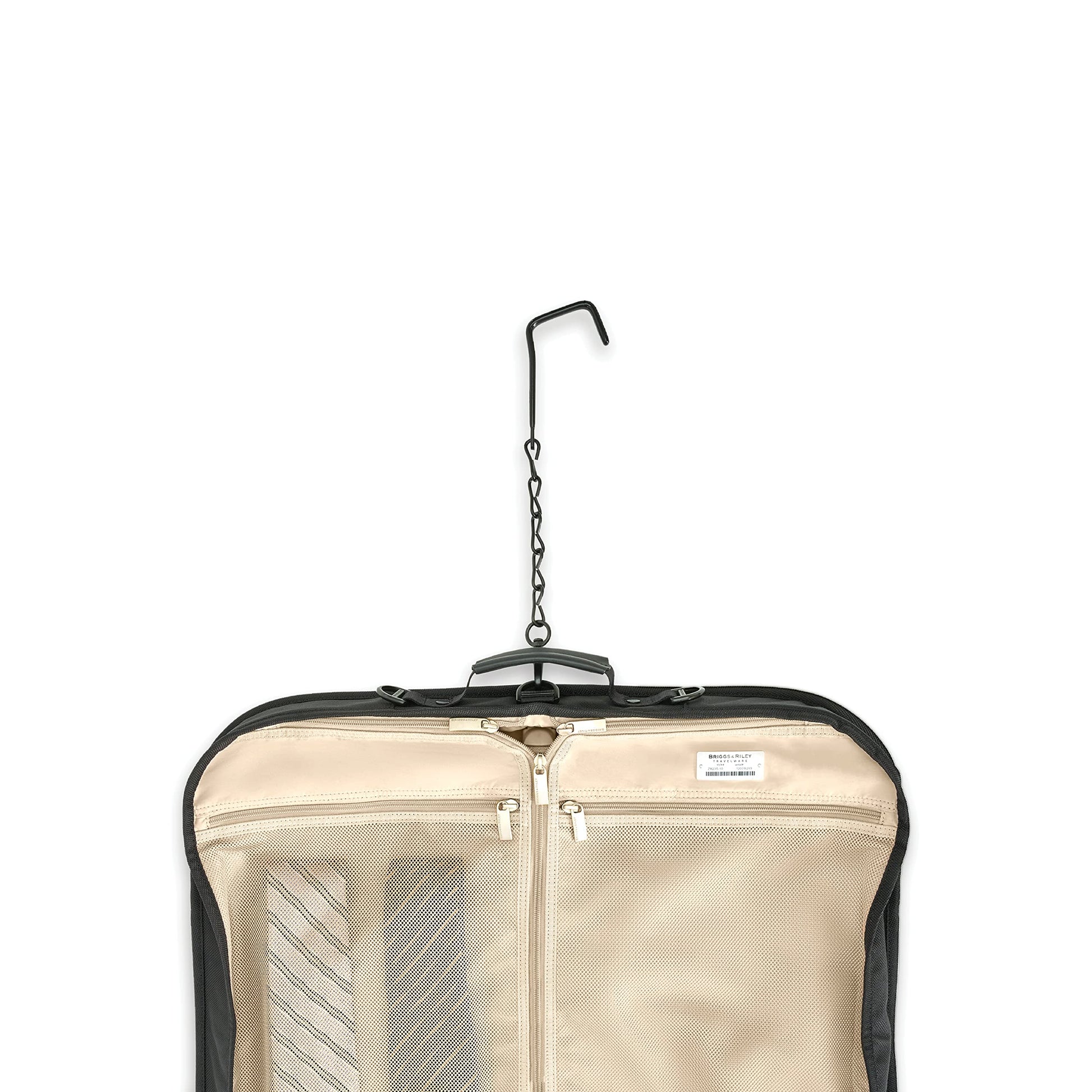 Briggs & Riley Deluxe Wardrobe Spinner - Checked Luggage for Travel, Suitcases with Wheels, Softside Rolling Bag for Men & Women, Built in Hook for Clothes - Baseline Collection, Black Gsupps Australia