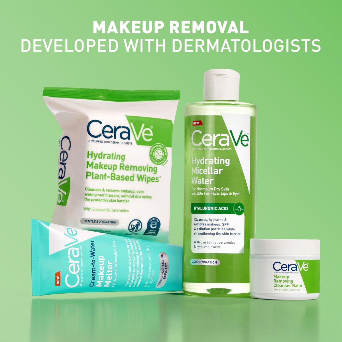 CeraVe Hydrating Micellar Water, Facial Cleanser & Makeup Remover, 13oz CeraVe