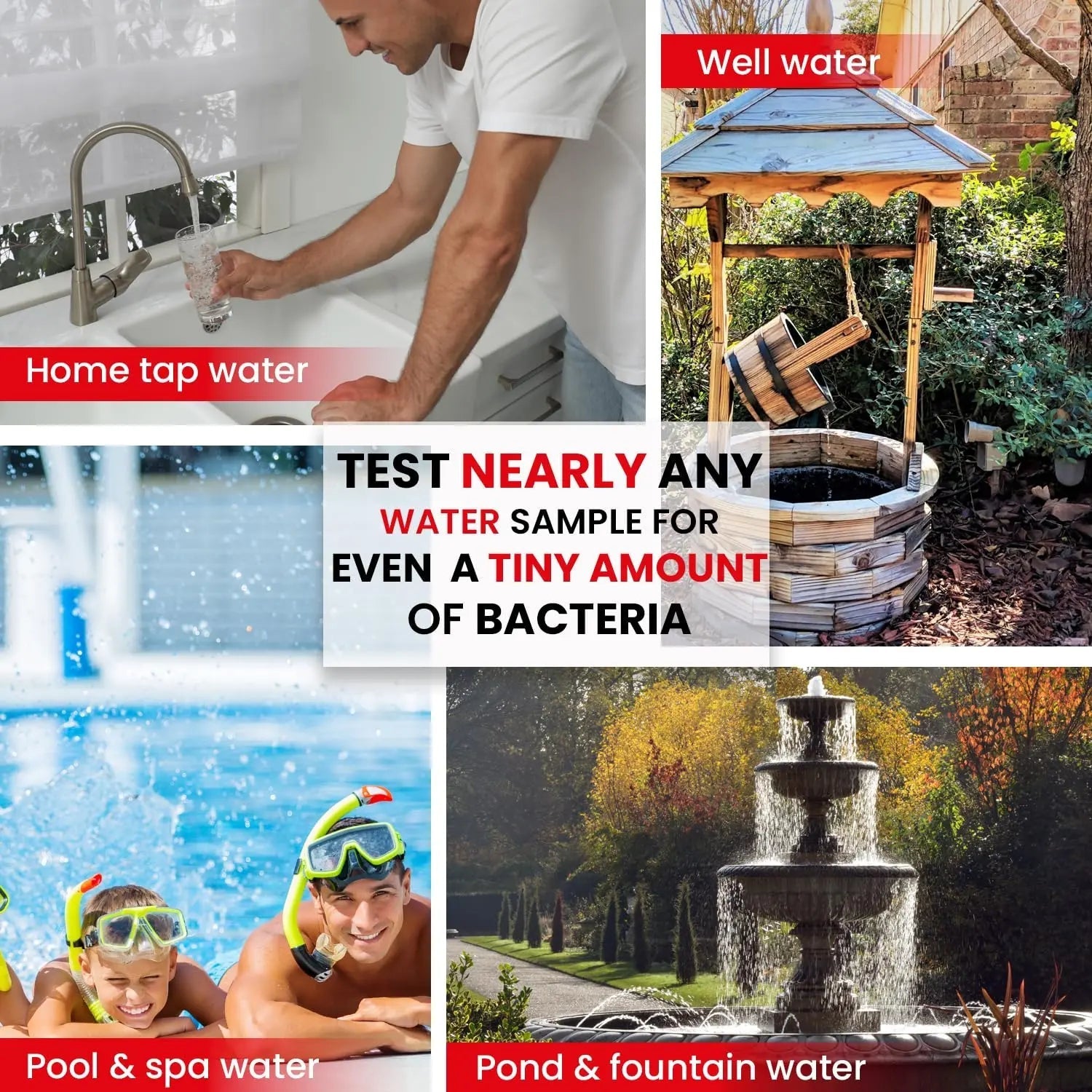 Bacteria Water Test Kit – Coliform, E. coli & Salmonella Detection for Well & Tap Water | Rapid Home Drinking Water Screening Kit with Lab-Quality Results | Leaping Lynx Leaping Lynx buy australia supplements