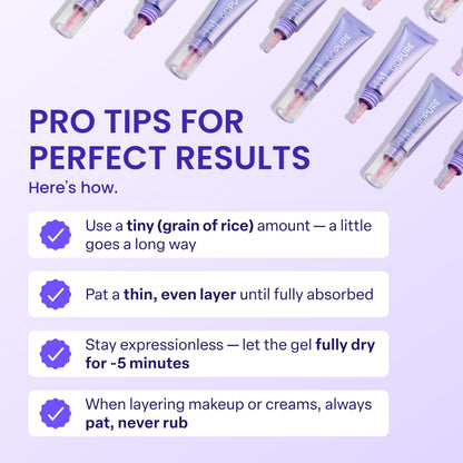 goPure NEW Instant Lift Eye Gel - To Imrove the look of Eye Bags, Wrinkles, Fine Lines and Dark Circles, Anti Aging Skin Care with MaxLift3 Biotech goPure