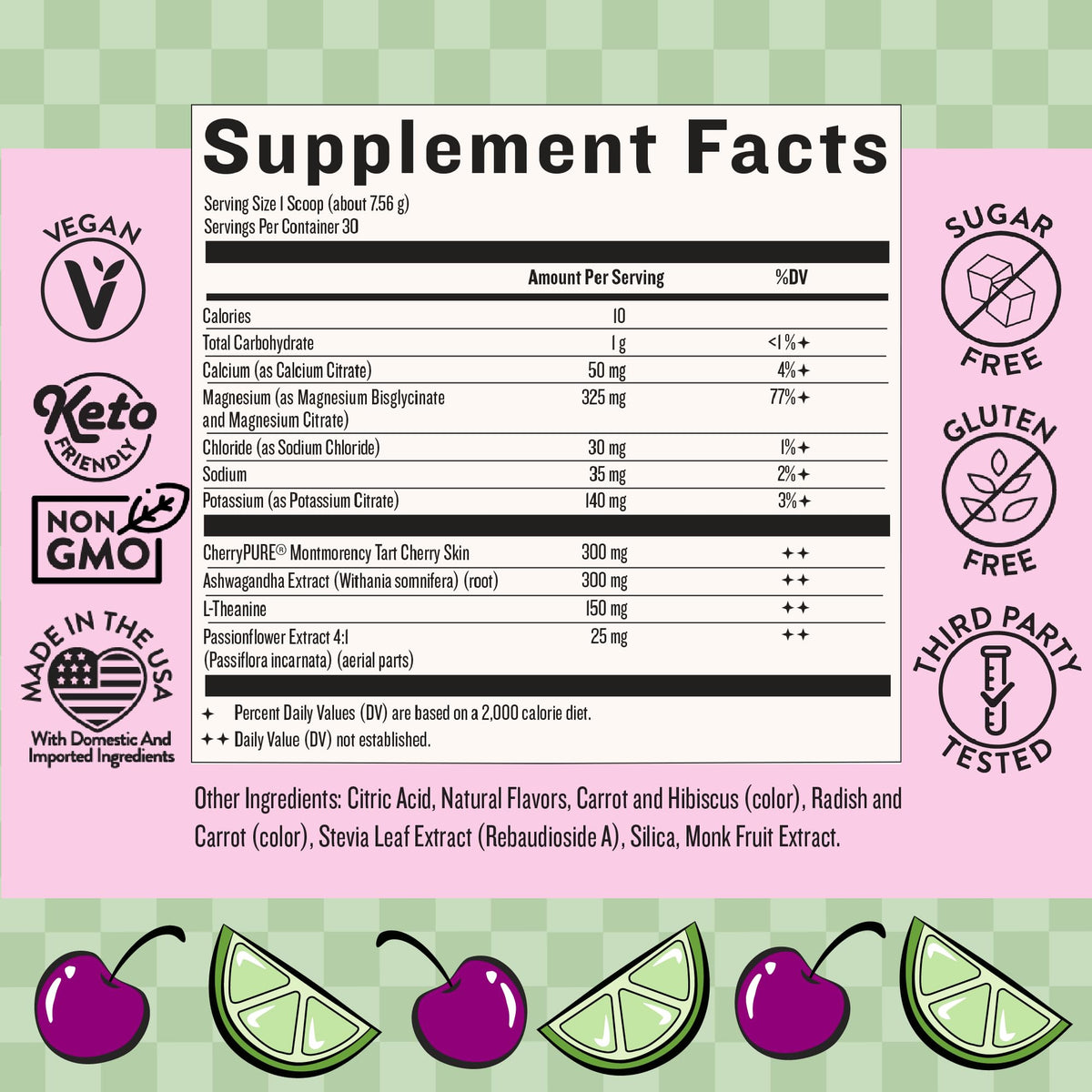 Legendairy Milk She’s Sleepy™ – Cherry Limeade – Nightly Sleep Aid, Sugar Free Drink Mix with Magnesium Glycinate & Ashwagandha Legendairy Milk