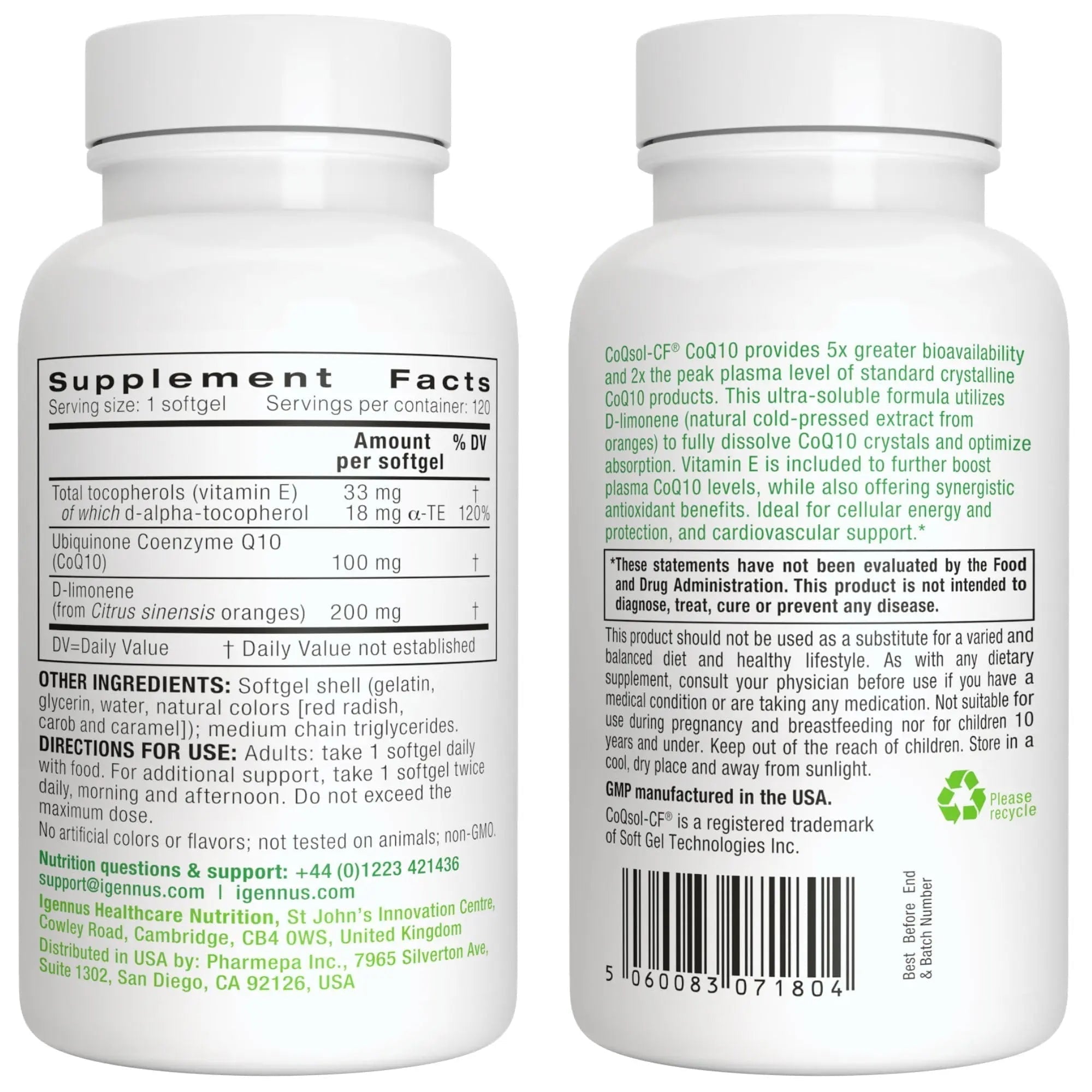 Multivitamin & Minerals for Women + High Absorption CoQ10 100mg 120 Softgels Energy Bundle, Sustained Release Advanced Multivitamin Igennus Healthcare Nutrition buy australia supplements