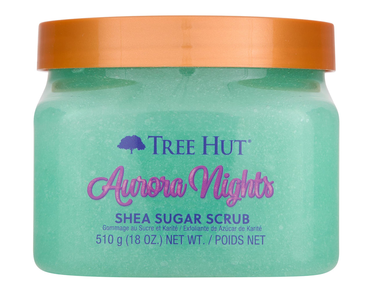 Tree Hut Shea Sugar Scrub, Aurora Nights, 18 oz Tree Hut