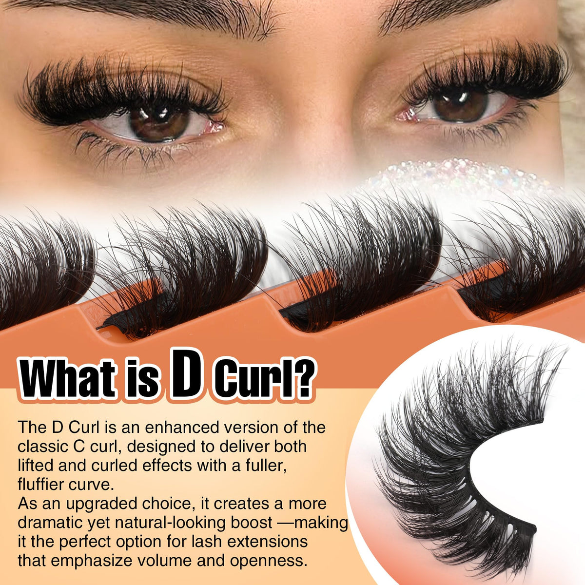 Mink Lashes Full Volume False Eyelashes 18mm Dramatic Faux Mink Eyelashes Natural Look Cat Eye Volume Eye Lashes Multipack by Focipeysa Focipeysa