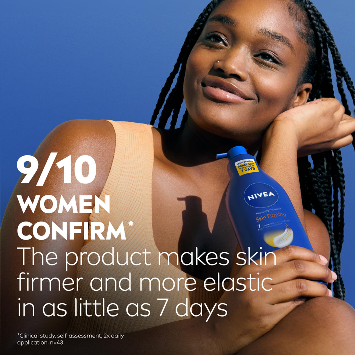 NIVEA Nourishing Hydration Skin Firming Body Lotion, 16.9 FL OZ NIVEA