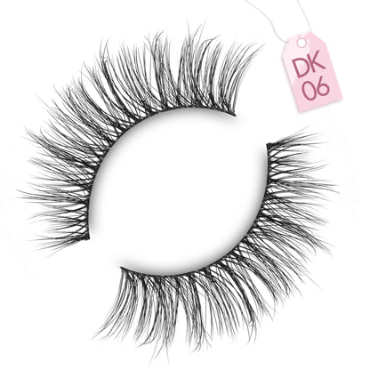 Onlyall Natural Lashes Wispy Lashes Natural Look False Eyelashes Flared Eyelashes 7 Pairs D-K06 Onlyall
