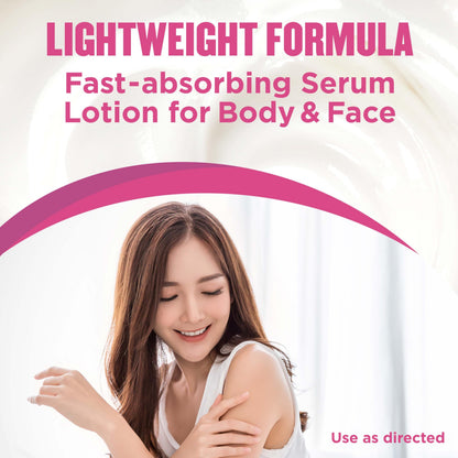 Gold Bond Plumping Collagen Body & Face Serum Lotion, Hydrating Moisturizer Gold Bond
