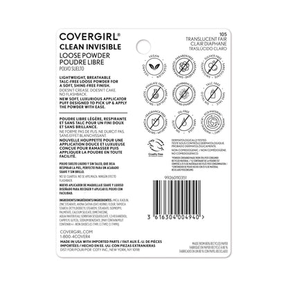 Clean Invisible Loose Powder Translucent Fair COVERGIRL
