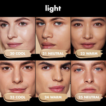 e.l.f. Soft Glam Satin Foundation, Medium Coverage, 25 Light Neutral e.l.f.