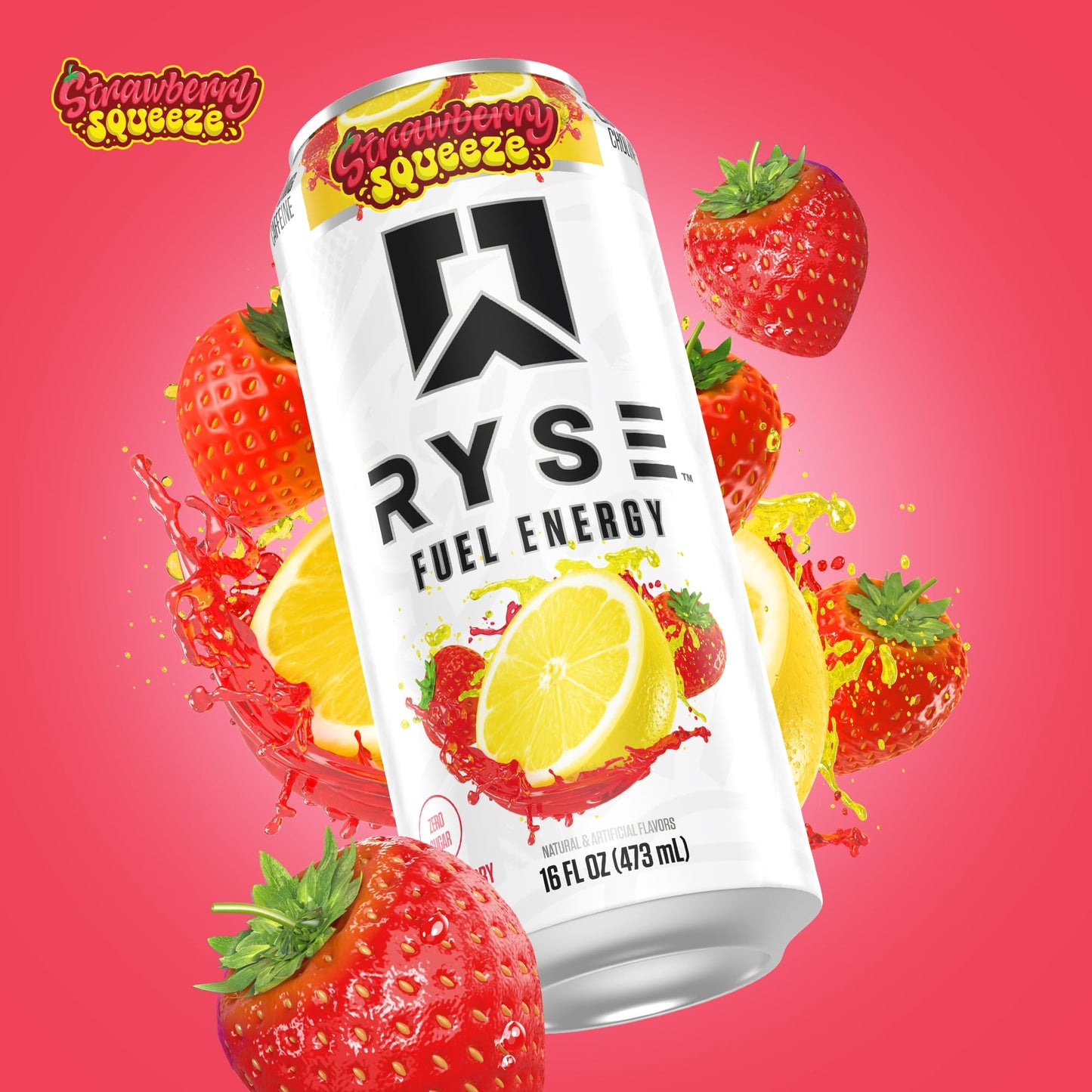 RYSE Fuel Energy Drink - Variety Pack - Sugar Free, Gluten Free & Vegan - 200mg Natural Caffeine, Taurine & Choline for Focus & Energy - No Artificial Colors - 16 fl oz Cans (12-Pack)
