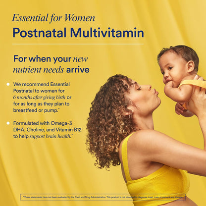 Ritual Postnatal Multivitamin and Gut Duo Supplements with Postnatal Vitamins and Synbiotic+: 3-in-1 Probiotic, Prebiotic, Postbiotic, Supports Lactation, and Gut Health, 30 Day Supply