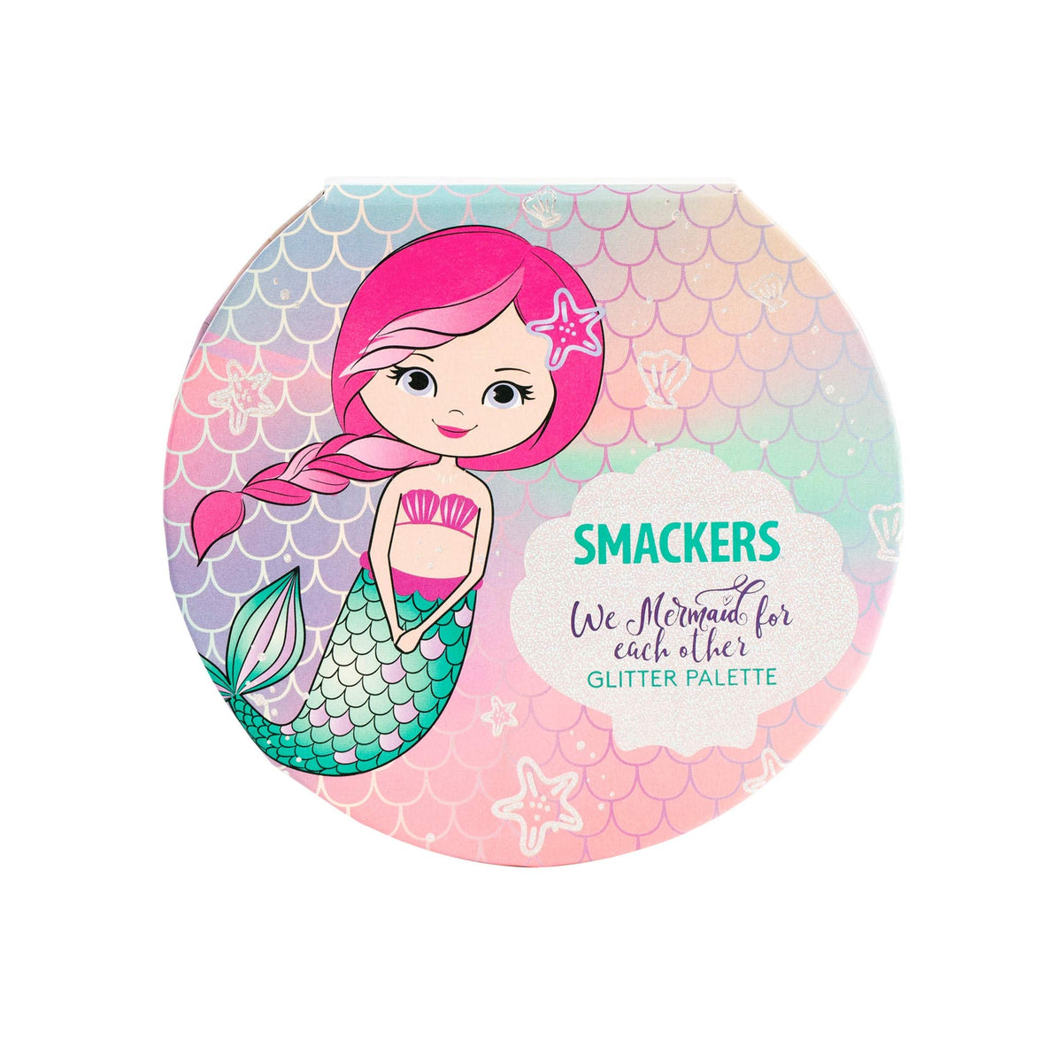 Lip Smacker Sparkle & Shine Eyeshadow Makeup Palette, Mermaid Palette Shimmer | Christmas Make Up Collection | Holiday Present | Gift for Girls Lip Smacker