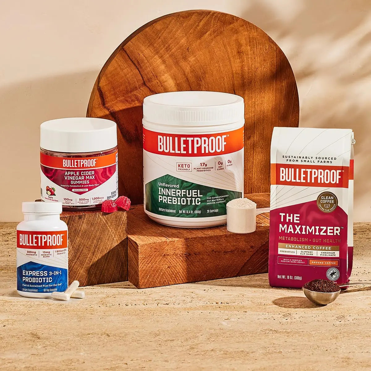 Bulletproof Express 3-in-1 Probiotic & Postbiotics Supplement for Sustained Gut Health, 90 Count Bulletproof buy australia supplements