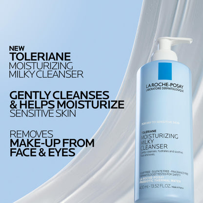 La Roche-Posay Toleriane Moisturizing Milky Cleanser with Glycerin, 13.5oz La Roche-Posay