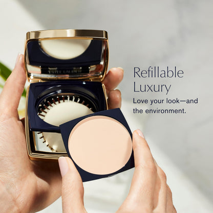Estée Lauder Double Wear 12-Hour Stay-in-Place Matte Powder Foundation | Controls Oil & Shine, 0.39 Ounce, 2C3 Fresco Estée Lauder