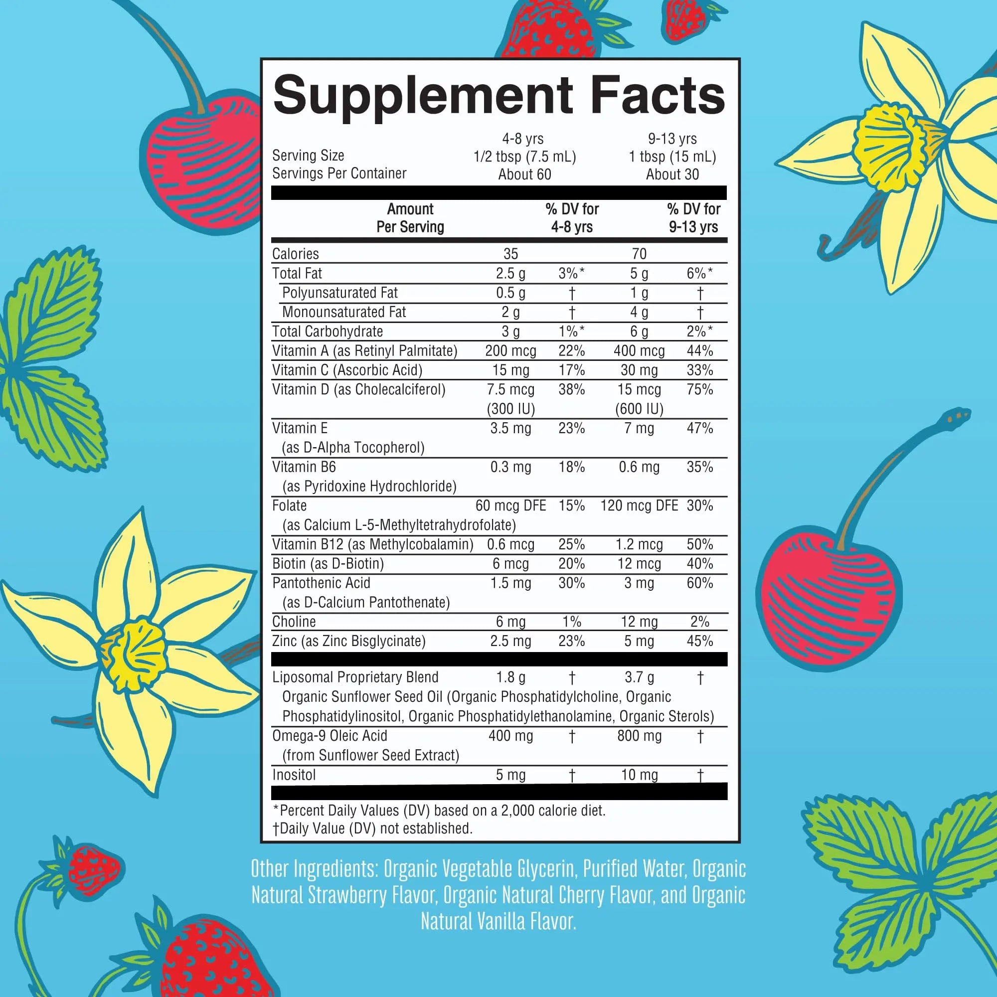 MaryRuth Organics Kids Multivitamin Liposomal (Strawberry Cherry & Vanilla) & Vitamin D3 Liposomal (Mixed Berry) Clean Label Project Verified MARYRUTH'S buy australia supplements