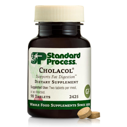 Standard Process Inc. Cholacol - Gallbladder Support Supplement - Fat Digestion Supplement for Digestive Health & Bile Support Standard Process Inc.