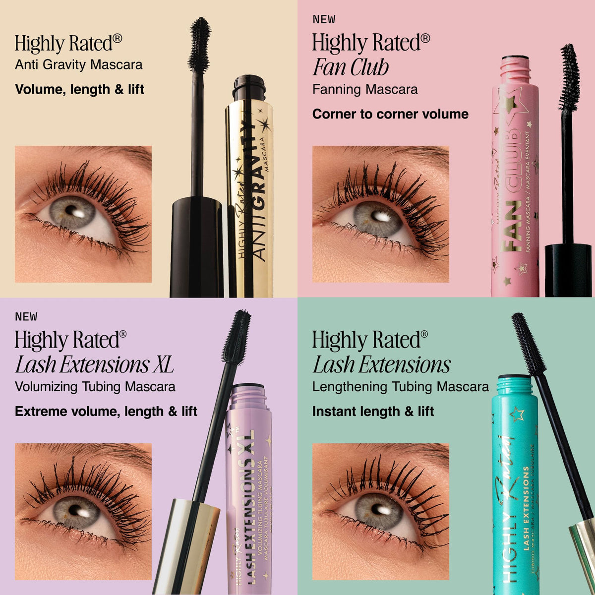 Milani Highly Rated Tubing Mascara for Length, No Smudge Mascara - Black Milani