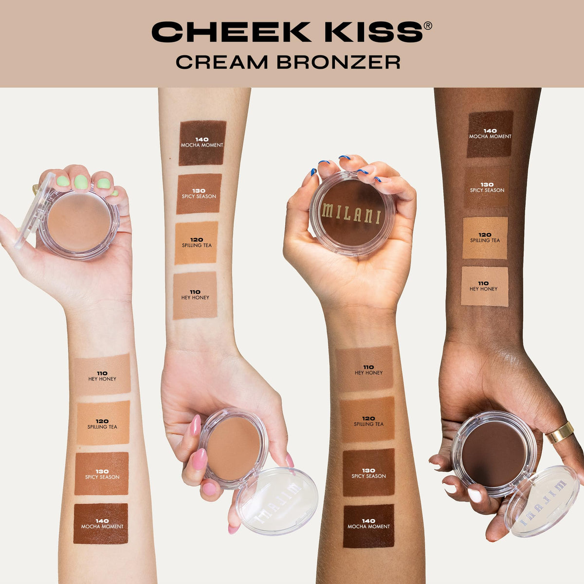 Milani Cream Bronzer, Cheek Kiss Cream Bronzer - Hey Honey Milani