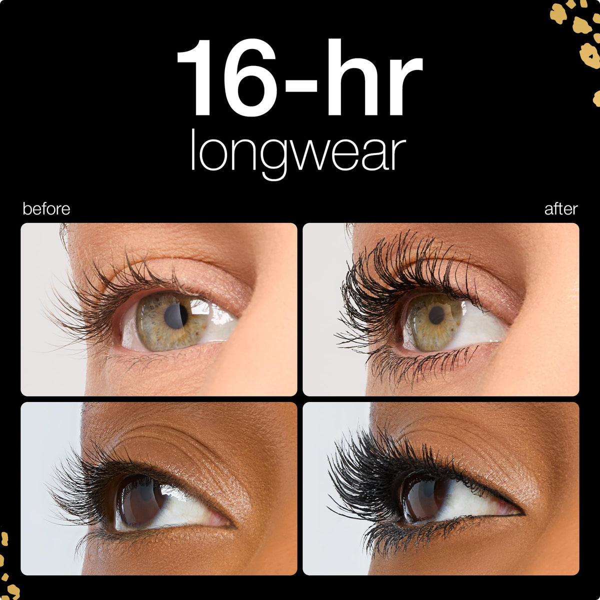 tarte maneater mascara – Extreme Curl, Instant Volume & Length, 16HR Ultra-Creamy Longwear Eye Makeup, Cruelty-Free, full size, black Tarte