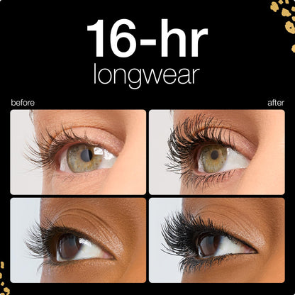 tarte maneater mascara – Extreme Curl, Instant Volume & Length, 16HR Ultra-Creamy Longwear Eye Makeup, Cruelty-Free, full size, black Tarte