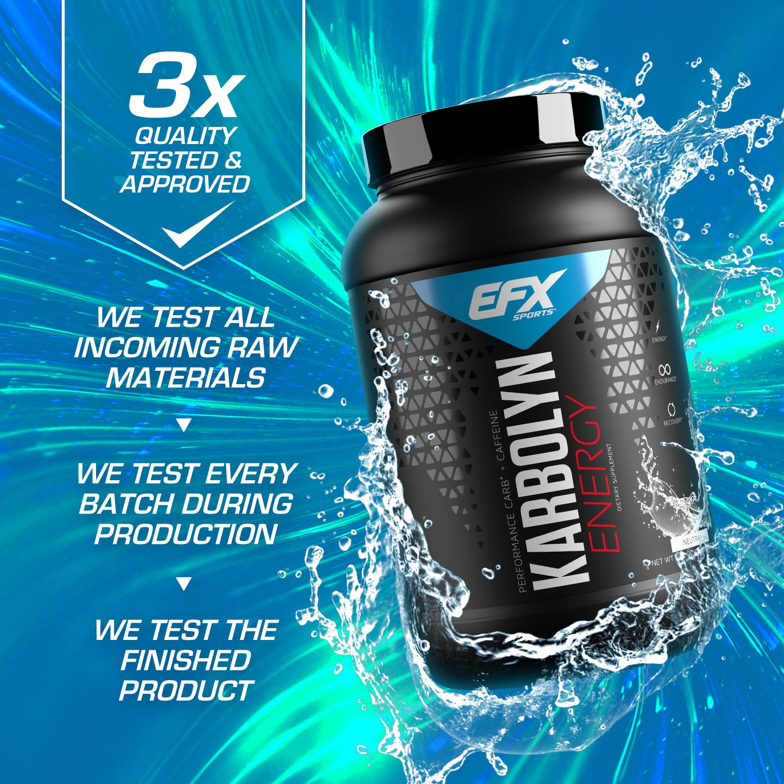EFX Sports Karbolyn Energy | Performance Carbohydrate Powder + Caffeine | Carb Load EFX Sports buy australia supplements