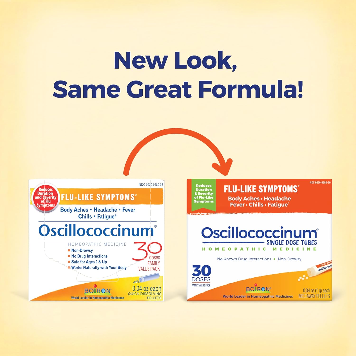 Boiron Oscillococcinum for Relief from Flu-Like Symptoms of Body Aches, Headache, Fever, Chills, and Fatigue - 30 Doses Gsupps Australia