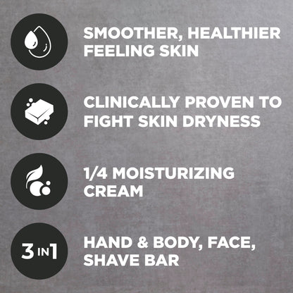 Dove Men Hidratante Coco + Cítricos Hand & Body Face 6 Count 3.75 oz DOVE MEN + CARE