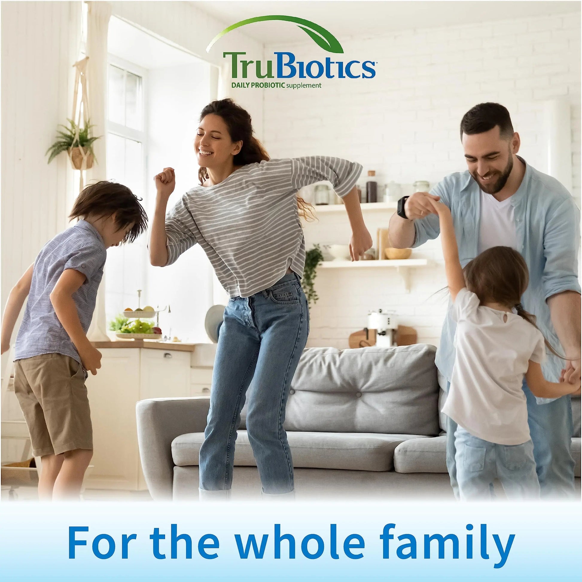 TruBiotics Probiotics for Digestive & Immune Health, Supports Regularity & Helps Relieve Abdominal Discomfort, Gas & Bloating, 2 Clinically Studied Probiotic Strains, Plus Prebiotics, 30 Capsules TruBiotics buy australia supplements