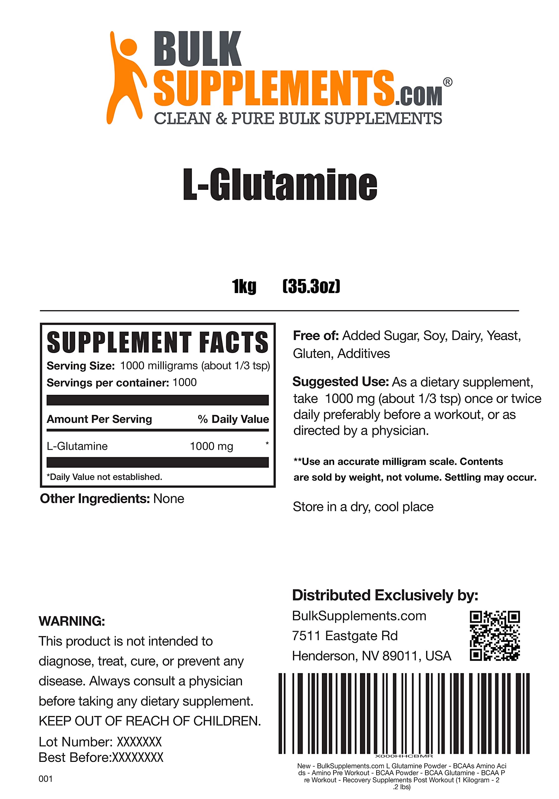 BULKSUPPLEMENTS.COM Beta Alanine Powder 1KG, with Creatine Monohydrate Powder BULKSUPPLEMENTS.COM buy australia supplements