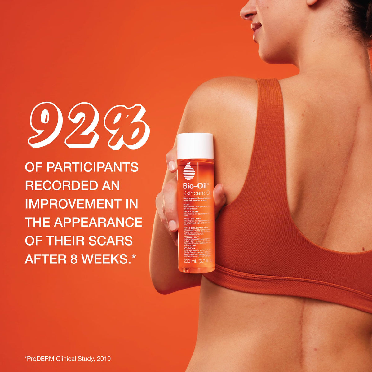 Bio-Oil Skincare Body Oil Serum for Scars and Stretch Marks, Face and Body Moisturizer with Vitamin E & A for Sensitive Dry Skin, Dermatologist Recommended, Non-Comedogenic, 4.2 Oz Bio-Oil