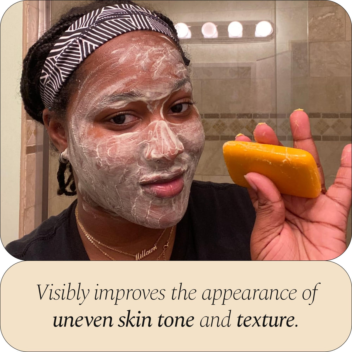 Glo Melanin Turmeric Brightening Soap with Vitamin C, Alpha Arbutin & Oats Glo Melanin