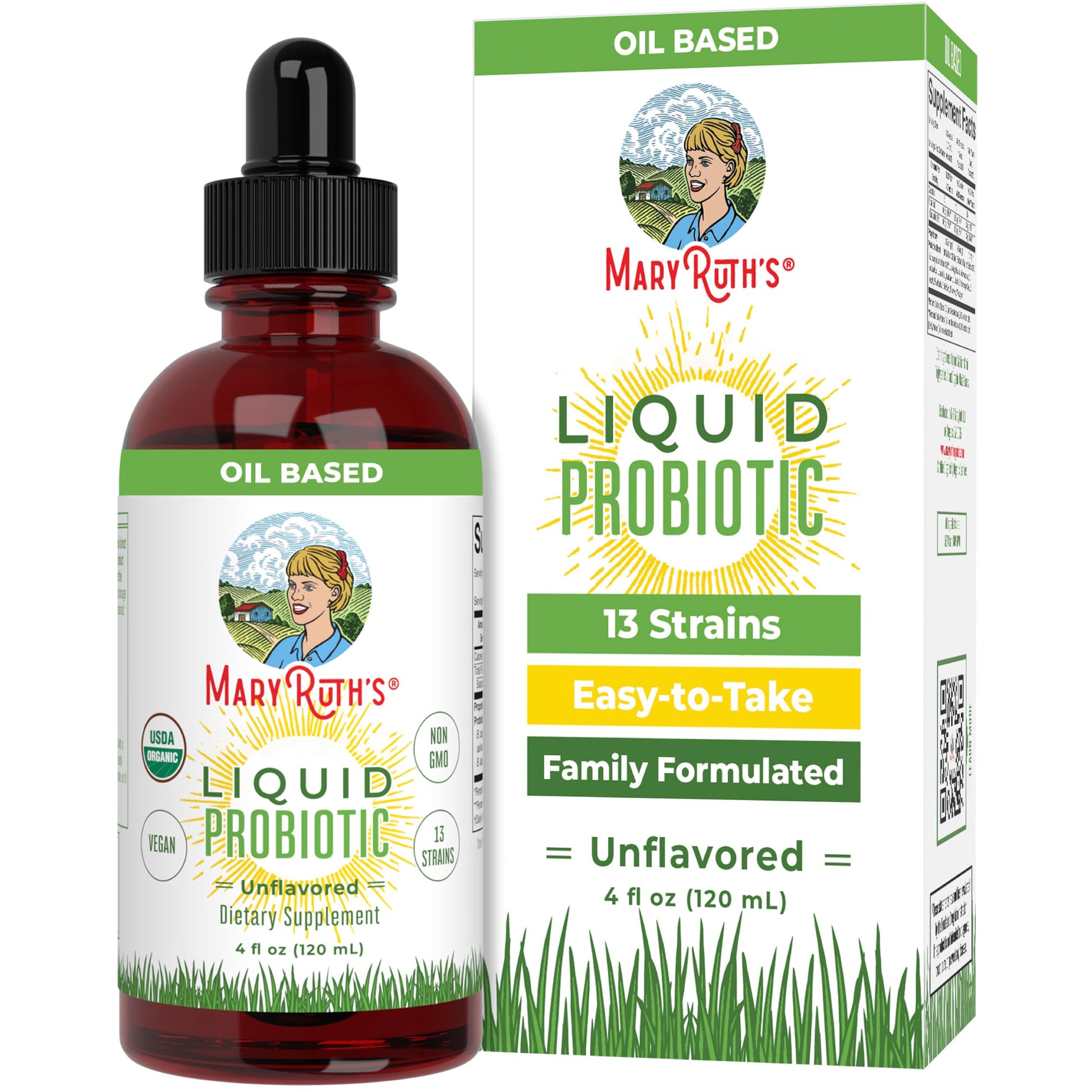 MaryRuth Organics USDA Organic Liquid Probiotic | Digestive Health | Gut Health | Probiotics for Women | Probiotics for Men | Probiotics for Kids | Acidophilus Probiotic | Non-GMO | 40 Servings MARYRUTH'S buy australia supplements