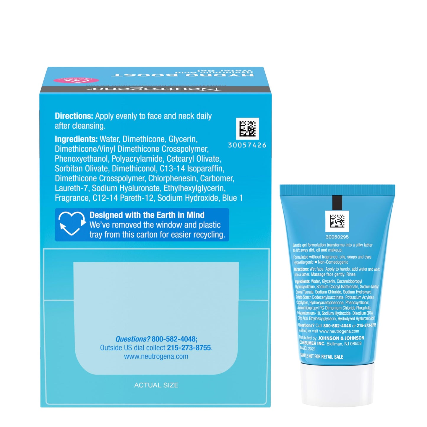 Neutrogena Hydro Boost Water Gel, Hyaluronic Acid Facial Moisturizer for Normal to Oily Skin, Hydrating Face Moisturizer, Neutrogena