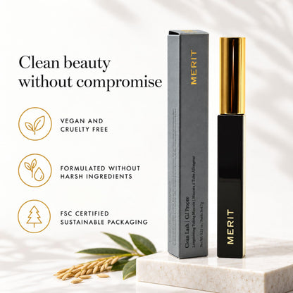 MERIT Clean Lash Lengthening Tubing Mascara Merit