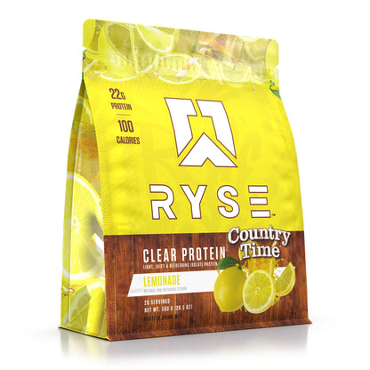 Ryse Clear Whey Isolate Protein Powder - Kool-Aid Tropical Punch - 22g Fast-Digesting Whey Protein - Light, Juicy & Refreshing - 100 Calories, Zero Sugar, Zero Artificial Colors - 20 Servings Bag