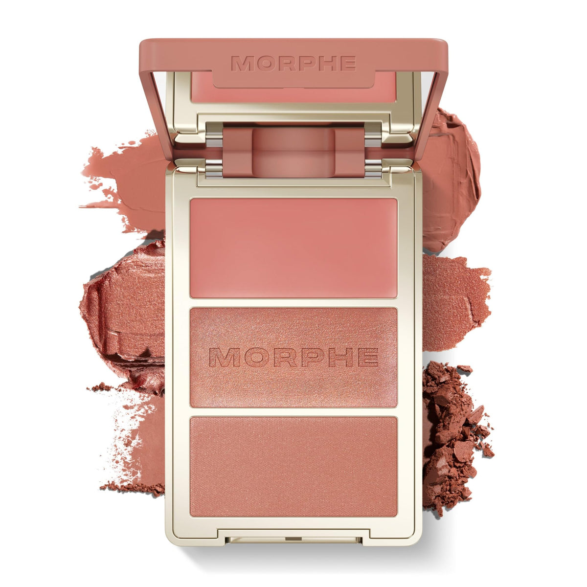 Morphe Cheek Thrills Multi-Finish Face Trio, After Party, 0.38 oz MORPHE