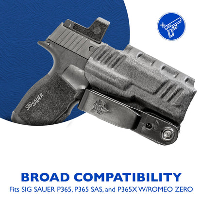 DeSantis Slim-Tuk - IWB Holster for Men and Women, Pistol Holster for Concealed Carry, Suitable for Appendix Wear, Ambidextrous, Made with Kydex, Adjustable Tension, Tuckable 360 C-Clip Gsupps Australia
