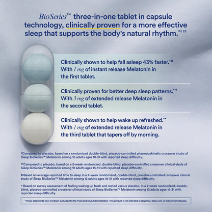 Ritual Sleep Melatonin 5mg - Sleep Aid Supplement - BioSeries Time Released Capsules Designed for All Night* Sleep Support for Adults - Vegan - Drug-Free - Vanilla - 20 Capsules - 20 Servings