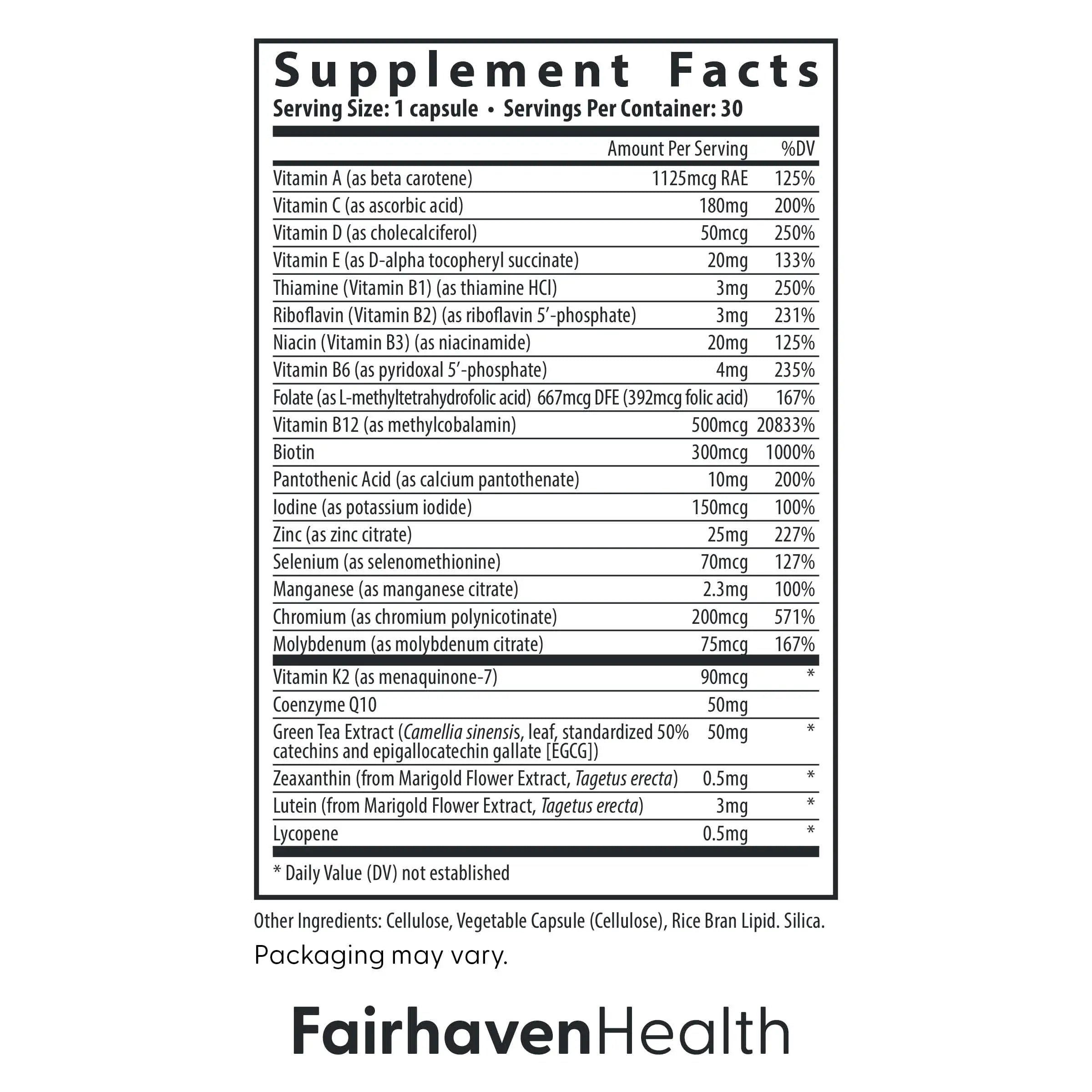 Fairhaven Health Womens Multivitamin Essentials | Once Daily Multivitamin for Women Support for Energy, Immune Health, Eye Health, Hormone Balance | Fairhaven Health buy australia supplements