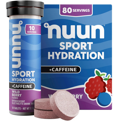 Nuun, Electrolyte Drink Tabs Energy Wild Berry, 8 Count, 1.9 Ounce Nuun