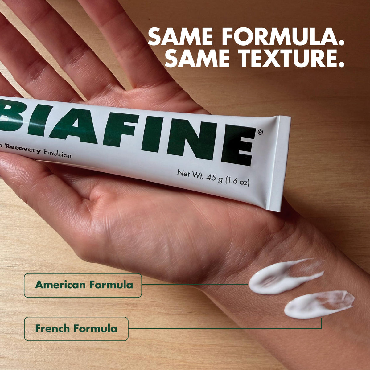 BIAFINE Skin Recovery Emulsion for Face & Body, Ideal for Dry Skin, 1.6 Oz BIAFINE