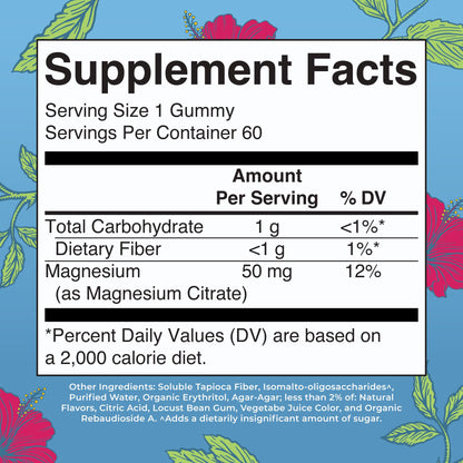 MaryRuth Organics Calm Magnesium Citrate Gummies | 2 Month Supply | Sugar Free | Magnesium Supplement for Adults MARYRUTH'S