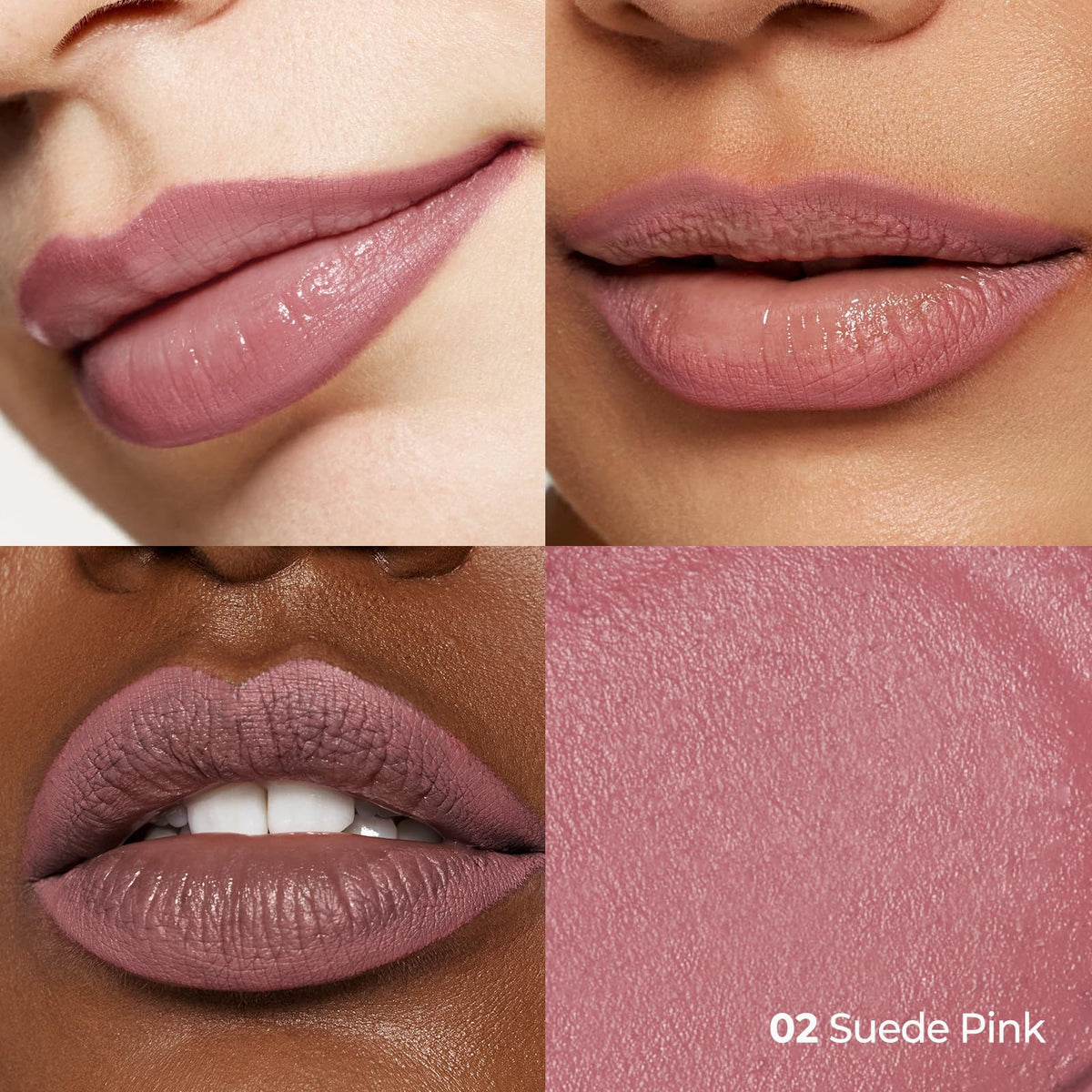 Laka Lip Liner - Smooth & Blendable Soft Matte Lip Contour Pencil for Shaping & Overlining Lips | Waterproof Formula, Oil-Cleanse Off, Long-Lasting Wear | #02 Suede Pink (Cool Nude Pink) Laka