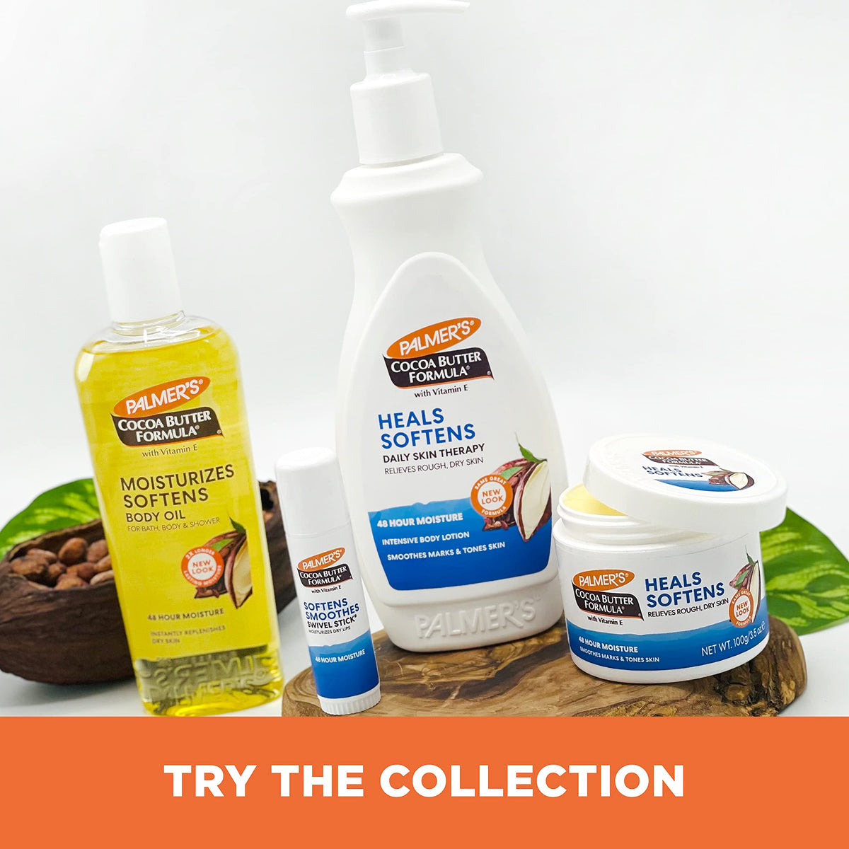 Palmer's Cocoa Butter Lip Balm & Face Body Moisturizer Sticks (Pack of 3) Palmer's