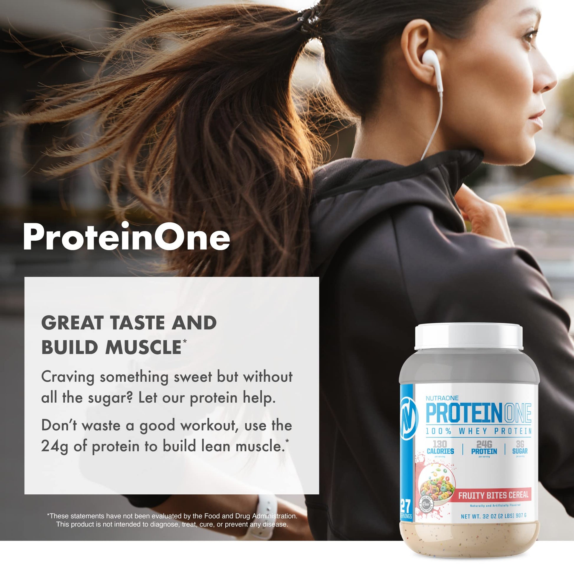 NutraOne ProteinOne Whey Protein Promote Recovery and Build Muscle with a Protein NutraOne buy australia supplements