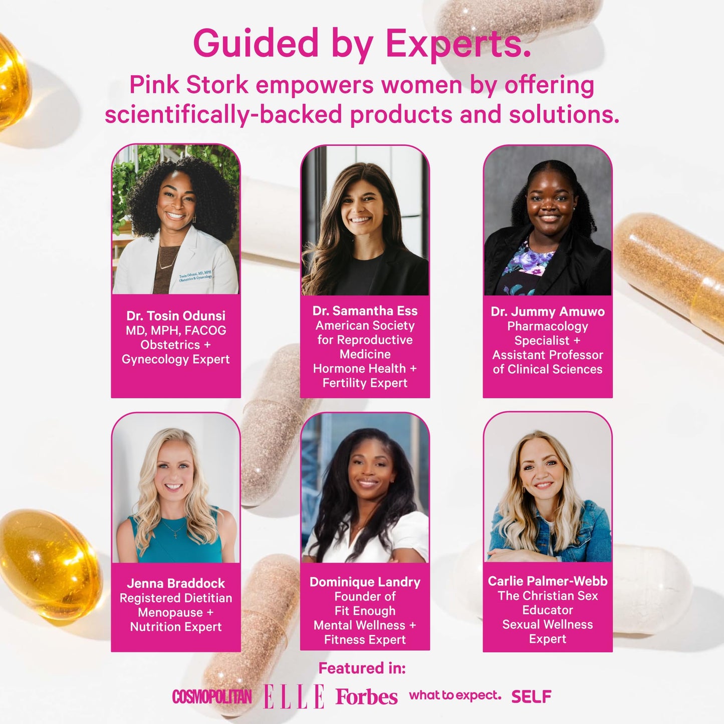 Pink Stork Total Prenatal Vitamins for Women, Clean Label, 60 Count, Mint | Vegan DHA, Methylfolate, Iron, Choline, Vitamin B12 - Preconception Nutrition - No Fishy Burps - Pregnancy Essentials